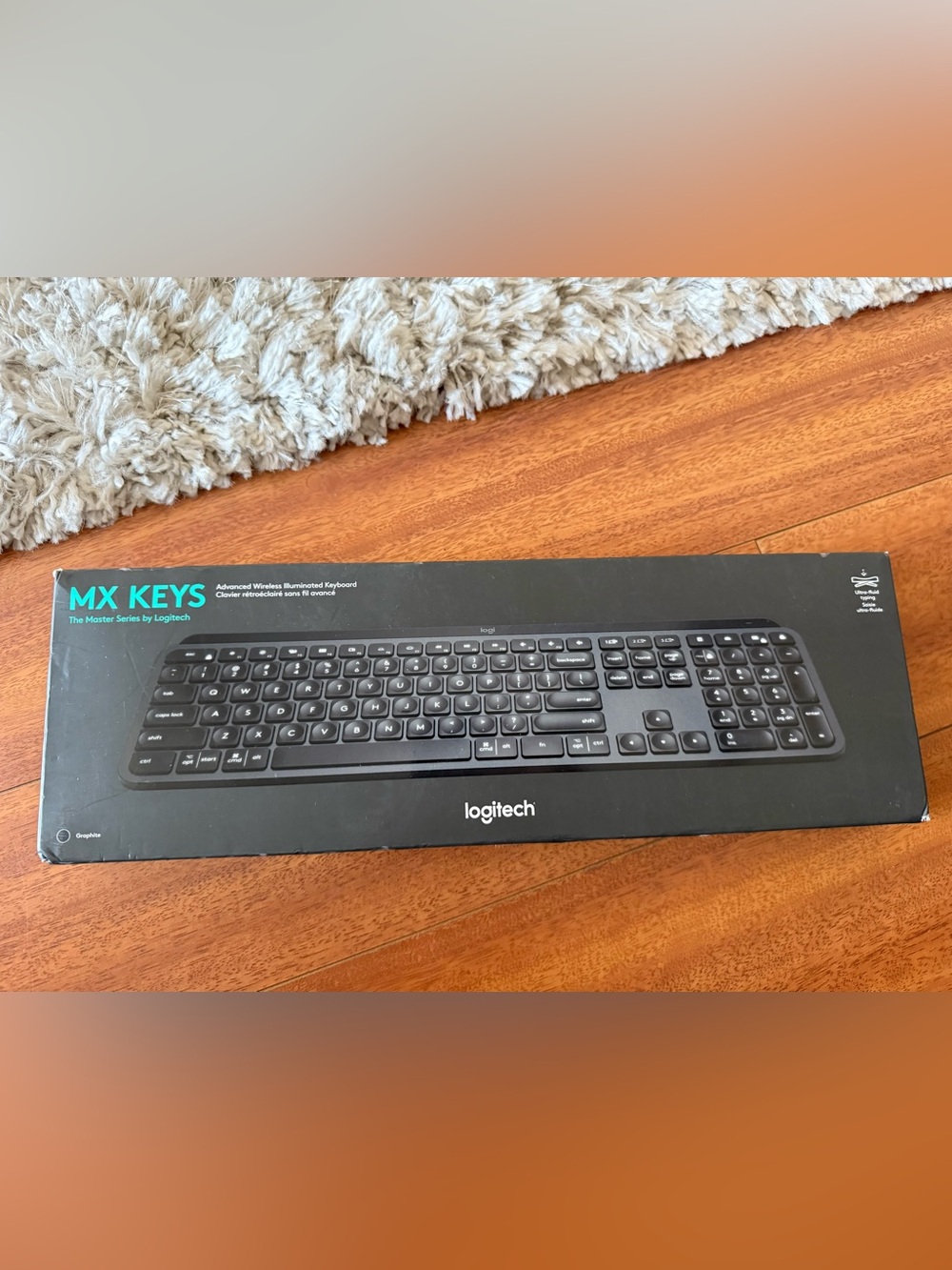 Logitech MX Keys Wireless Illuminated Keyboard Backlit BT Graphite New Sealed